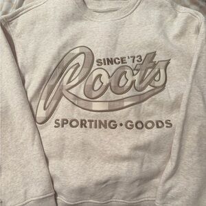 Roots Cream Fleece Pullover